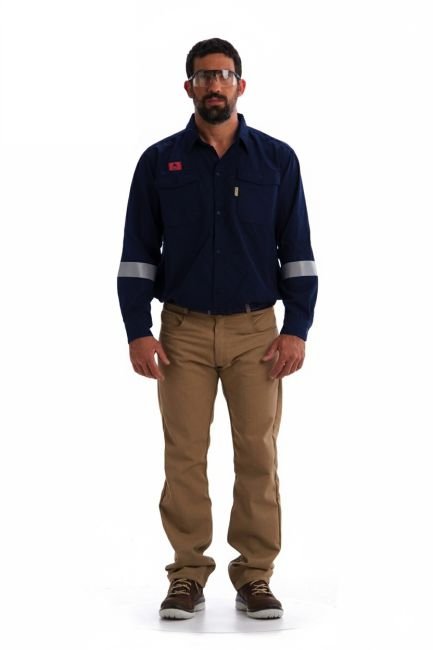 Camisa Ignífuga con Reflectivos